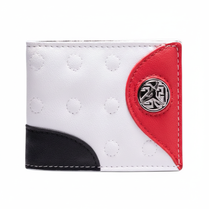 Jordan Jordan Air Jordan 13 Pu Wallet Unisex White & Red & Black