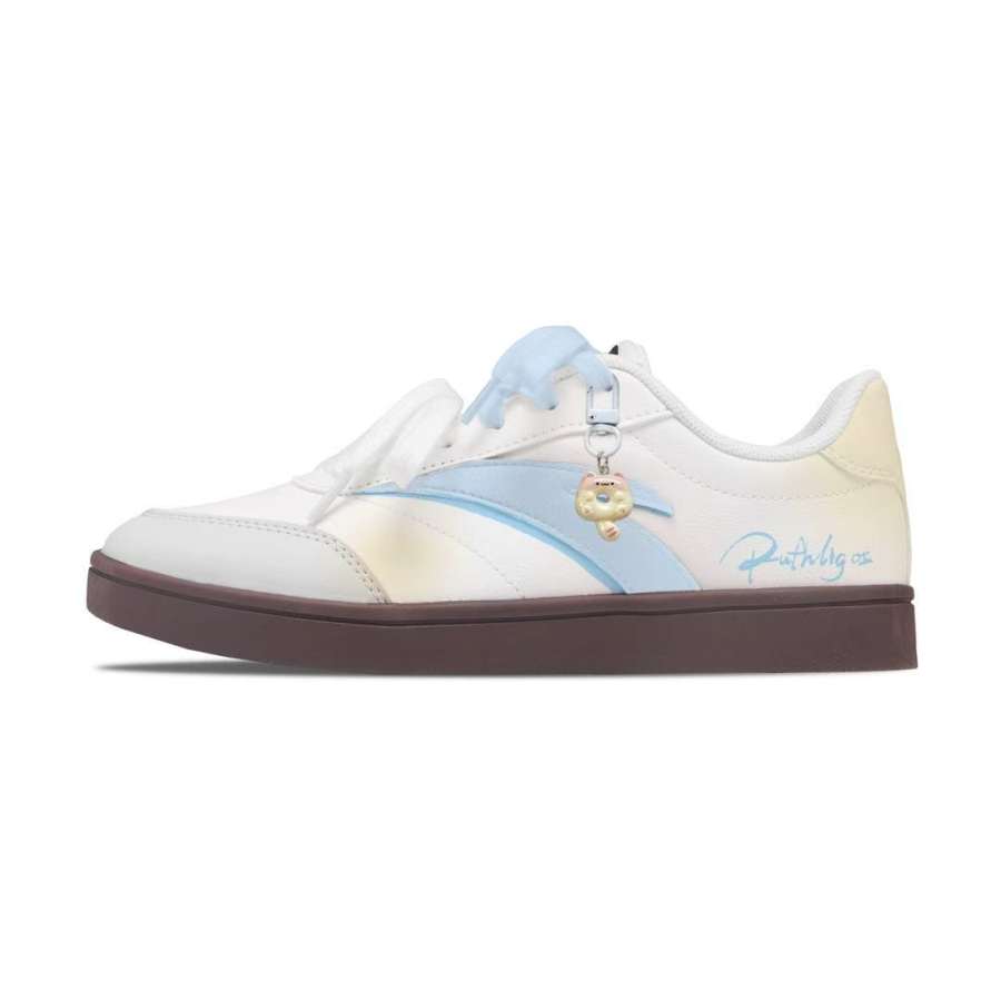 Anta Active Textile, Synthetic Leather Abrasion Resistant Lightweight Breathable Low top Skateboard Shoes Women's