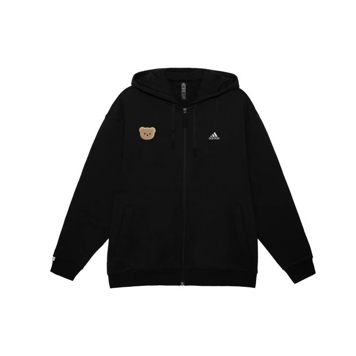 Adidas Adidas Jackets Men's Black Hooded Non Detachable Moderate Other