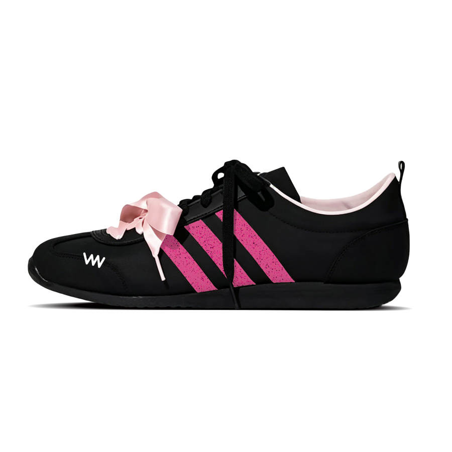 Adidas Adidas VS JOG 2.0 Satin Sparkle Low top Casual Shoes Unisex Black
