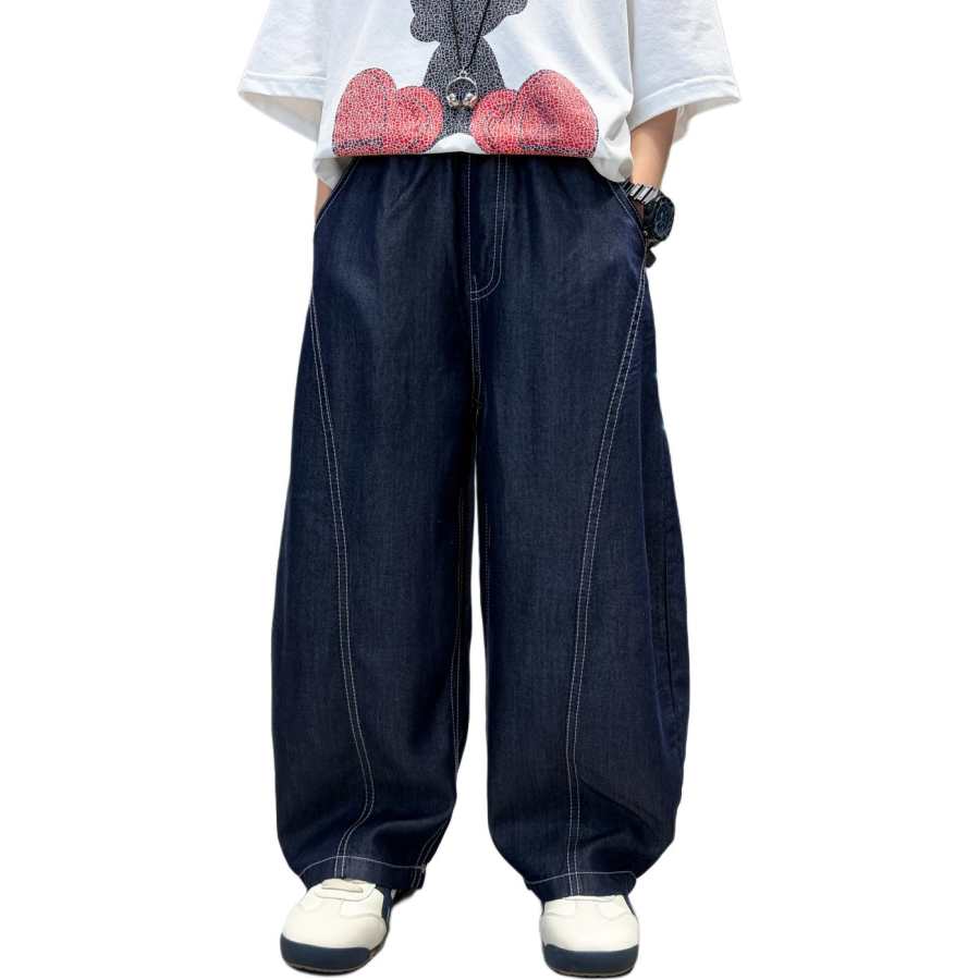YALU YALU Grade School Jeans Thin
