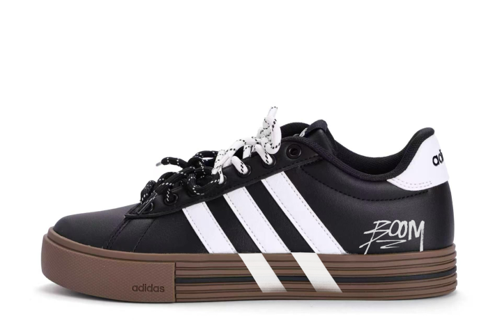Adidas Adidas Daily 4.0 Coverage Slip Resistant Cushioning Low top Skateboard Shoes Unisex White Black