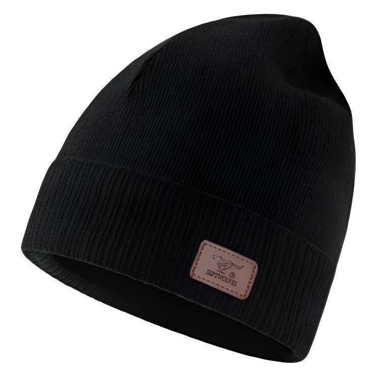 SEPTWOLVES SEPTWOLVES Wool Blend Beanies Unisex Black