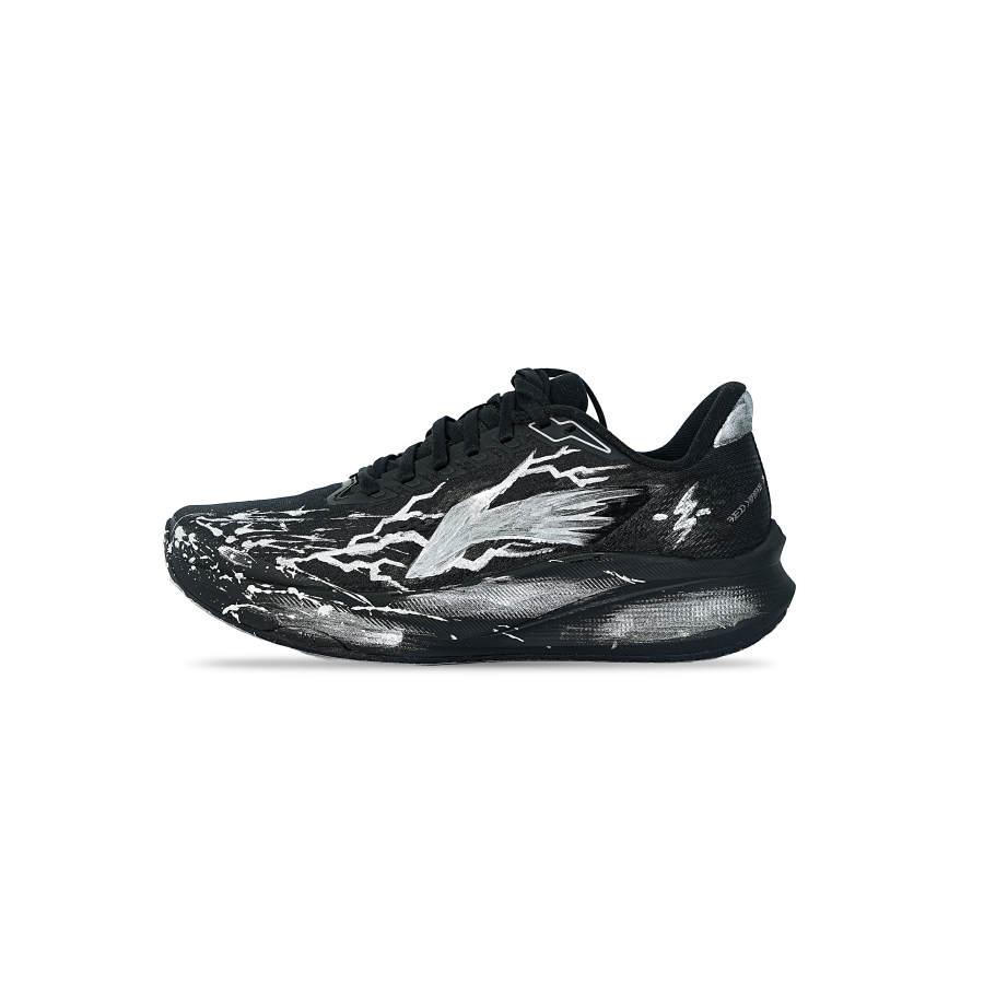 Li-Ning Li Ning Red Hare 9 Cushioning Slip Resistant Abrasion Resistant Low top Casual Running Shoes Men's Black Silver