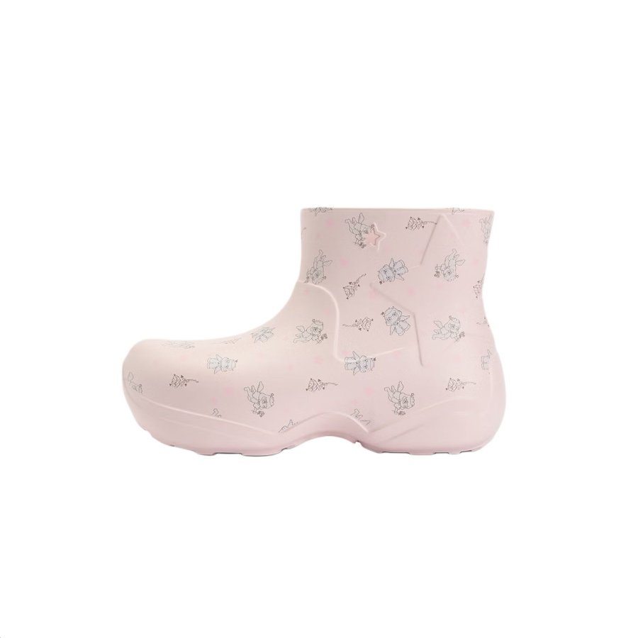 GOOD BAI Rain Boots Women's Pink Print