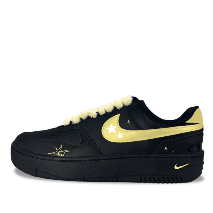 Nike Nike Gamma Force Cloud Mist Starry Night Synthetic Leather Low top Skateboard Shoes Women's Black