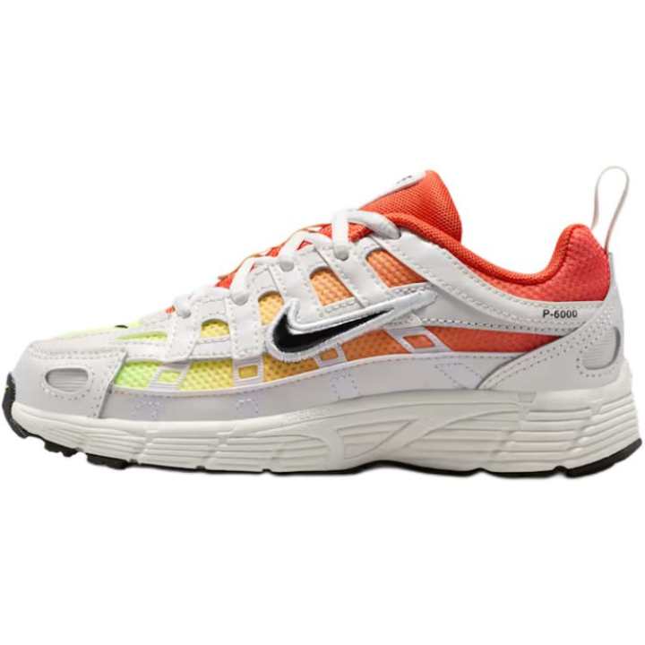 Nike Nike P 6000 Breathable Support Low top Running Shoes White Kids'