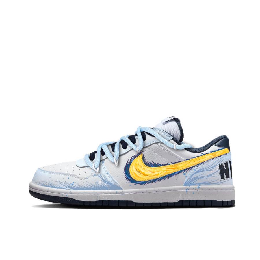 Nike Nike Big Turtle Style Qigong, Deconstruction Double Shoelace Slip Resistant Cushioning Abrasion Resistant Low top