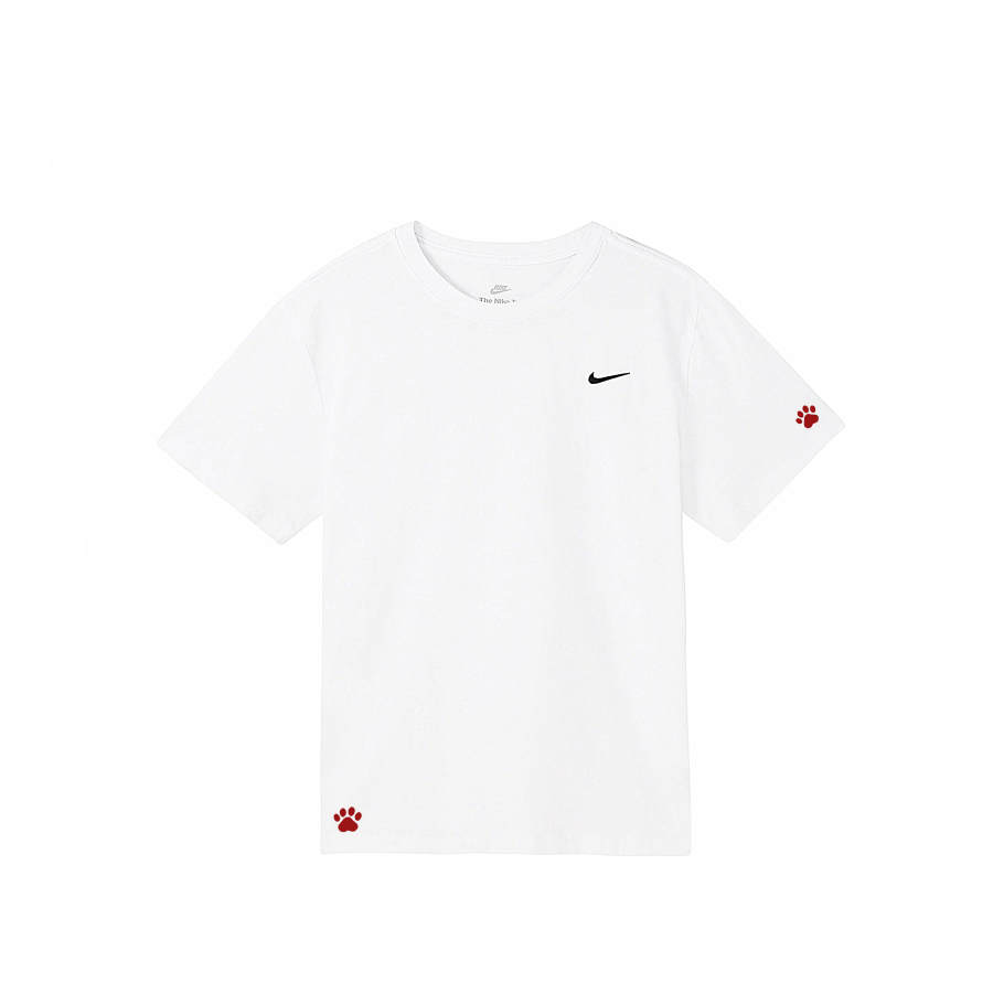Nike Nike Sportswear T Shirts Men's White Crew Neck Thin Straight Fit