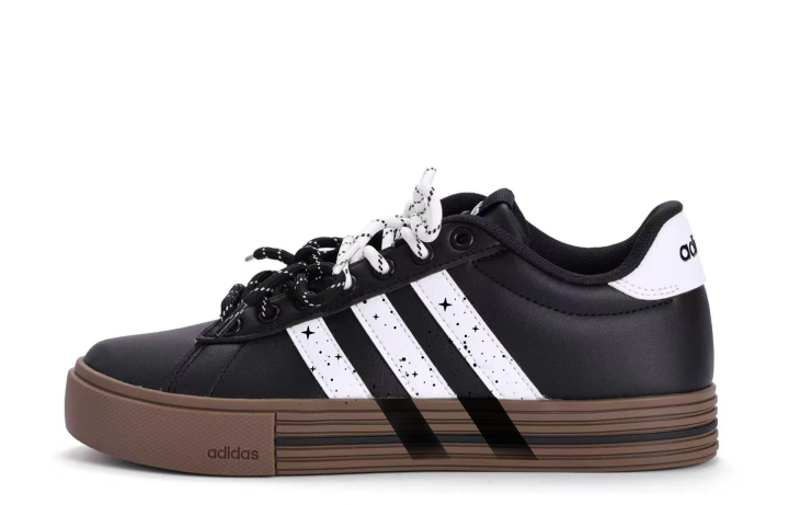 Adidas Adidas Daily 4.0 Coverage Slip Resistant Cushioning Low top Skateboard Shoes Unisex White Black