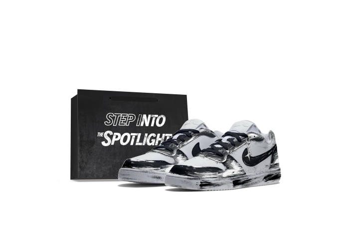 Nike Nike EBERNON Dark Shadow Killer Low top Skateboard Shoes Men's Black