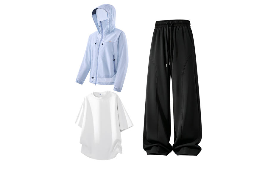 WARRIOR WARRIOR Casual Suits Women's Hooded Non Detachable Thin