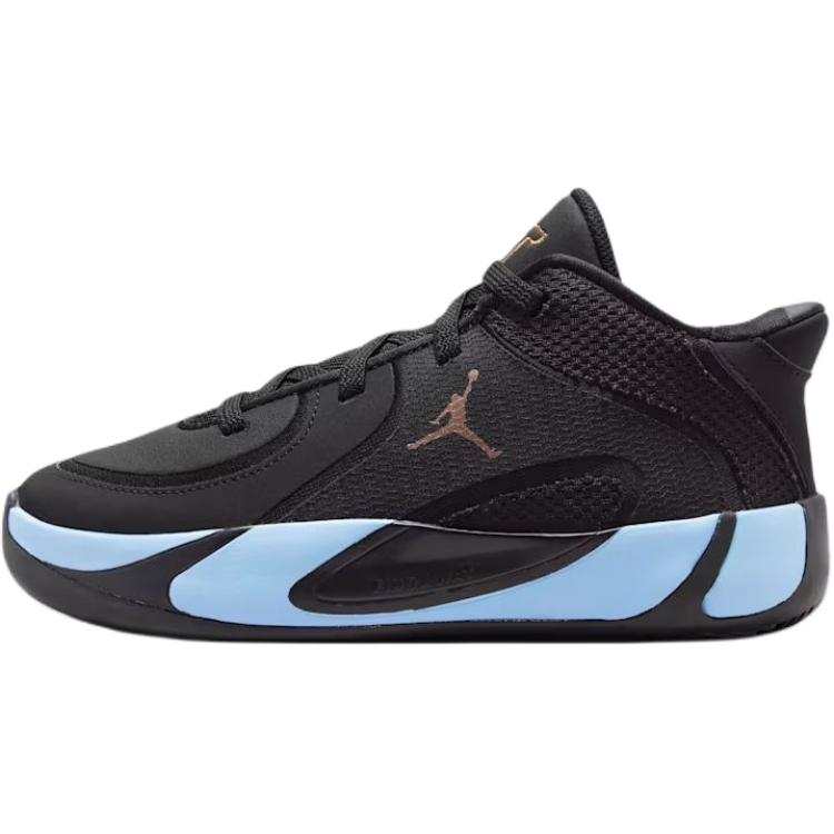 Jordan Jordan Tatum 4 Breathable Low top Children's Basketball Shoes Black Children Aged 3 7 Years Old