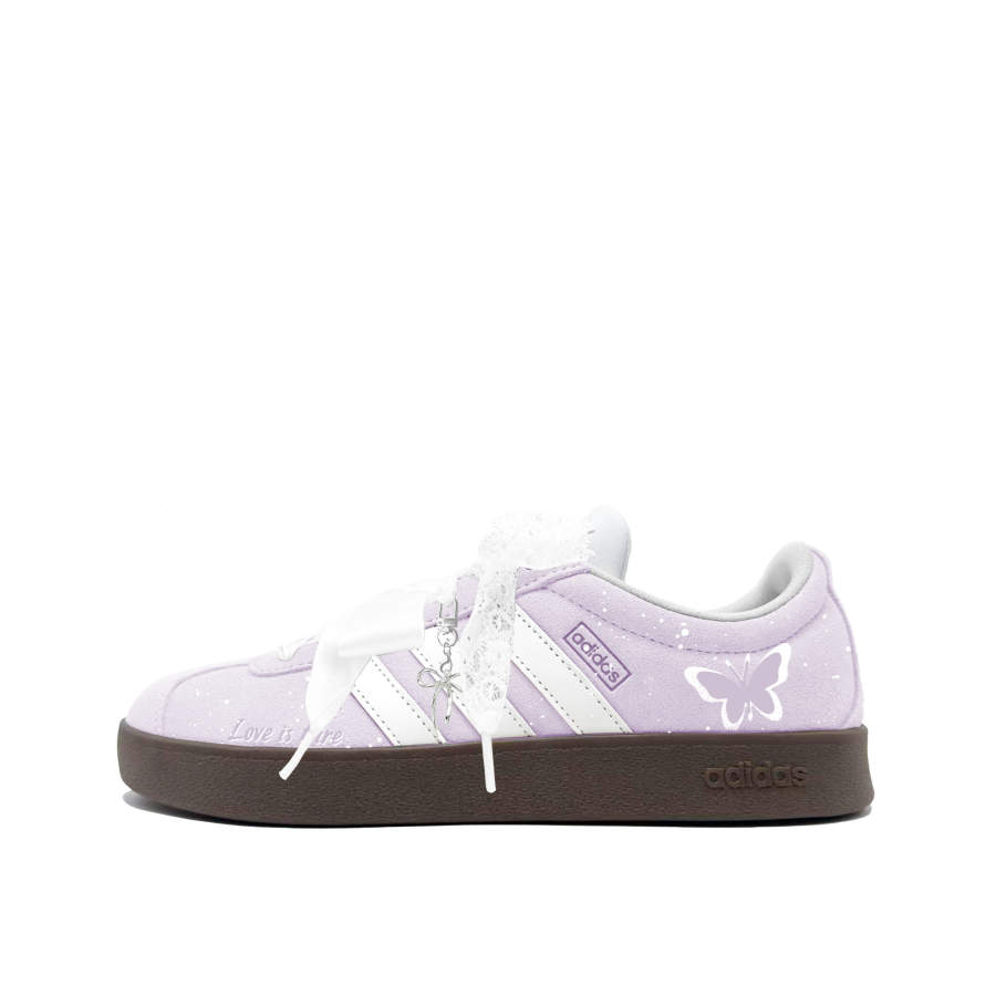 Adidas Adidas VL COURT 2.0 Skateboard Shoes Unisex Low Top White