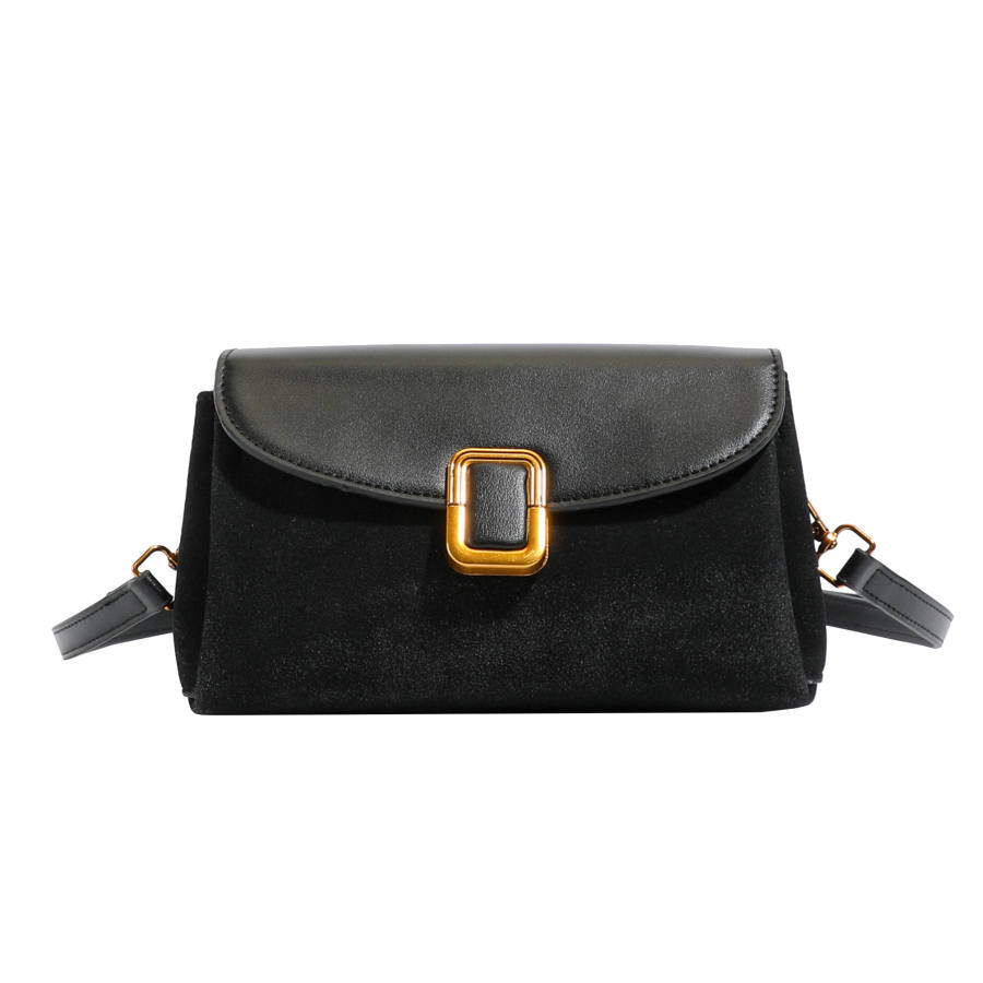 YALU Pu Crossbody Bags Women's Black Brown