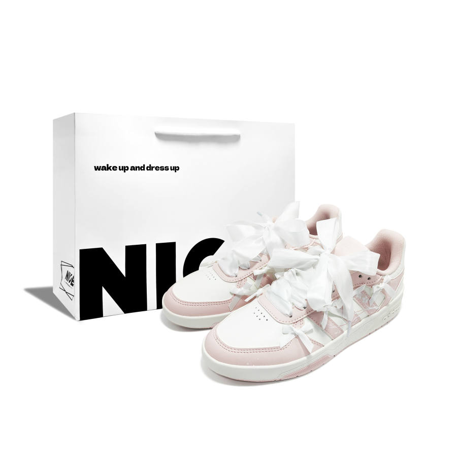 Adidas Adidas COURTBEAT Butterfly Festival R Textile, Synthetic Leather Low top Skateboard Shoes Unisex White Pink