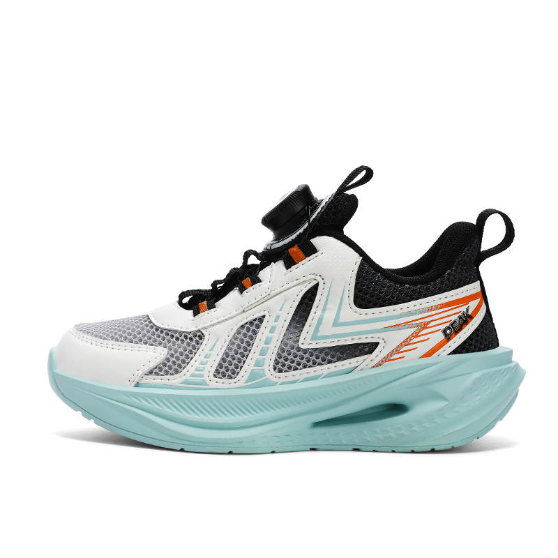PEAK Synthetic Leather, Textile Abrasion Resistant Low top Running Shoes Teenagers