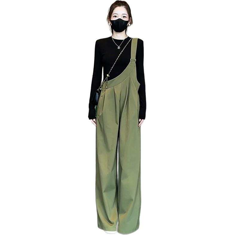 SIXUSICHOU Overalls Women's Army Green Overalls, Single Pack Moderate Overalls