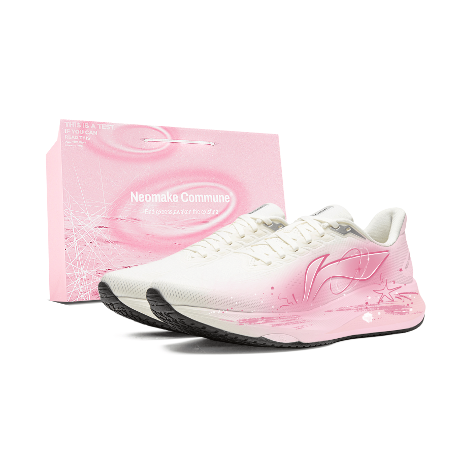 Li-Ning Li Ning Red Hare 9 Running Shoes Women's Low Top Pink White