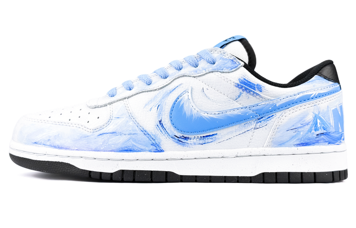 Nike Nike Big Slip Resistant Abrasion Resistant Low top Skateboard Shoes Men's Blue