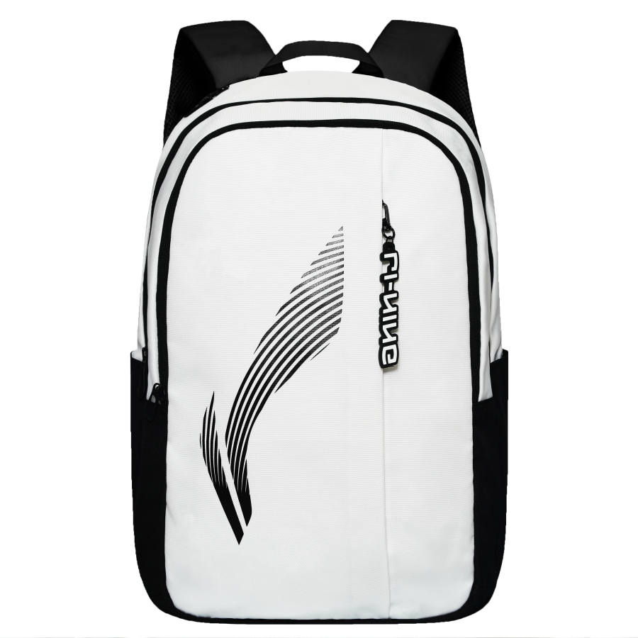 Li-Ning Li Ning Polyester Backpack Unisex White & Black