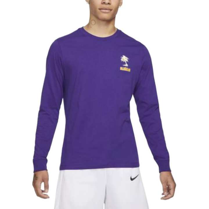 Nike Nike T Shirts Men's Purple Crew Neck