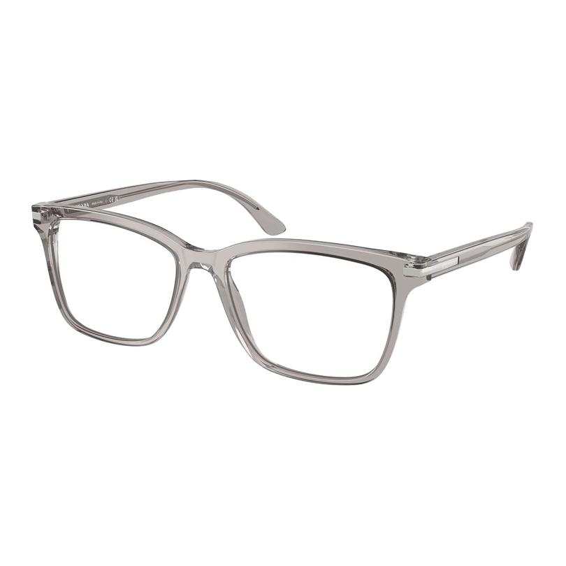 PRADA PRADA Acetate Square Prescription Glasses Men's Cobalt Hematite Black
