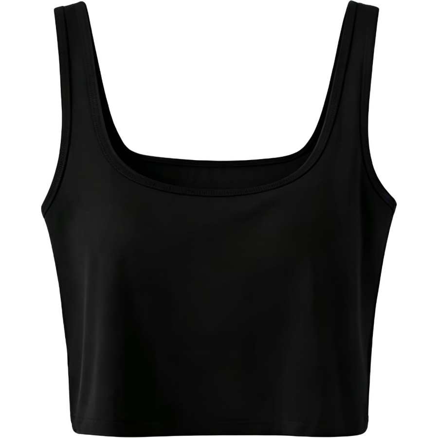 Lanza Tank Tops Women's Square Collar Thin Racerback