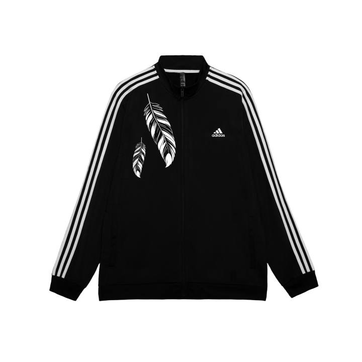 Adidas Adidas ESSENTIALS Jackets Men's Black Stand Collar Moderate Pilot