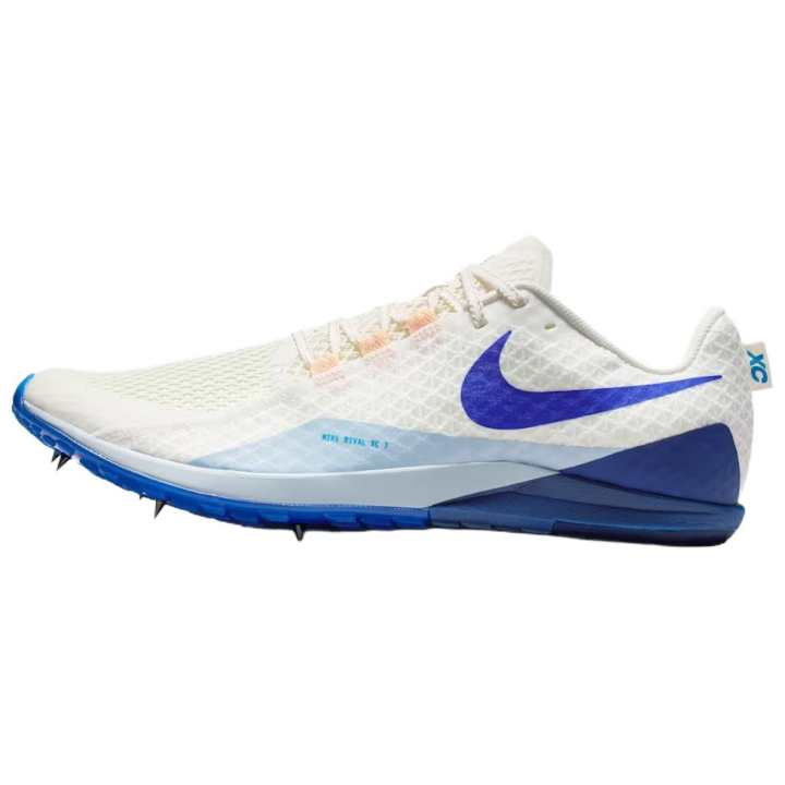 Nike Nike Zoom Rival XC 7 Breathable Running Shoes Unisex White Blue