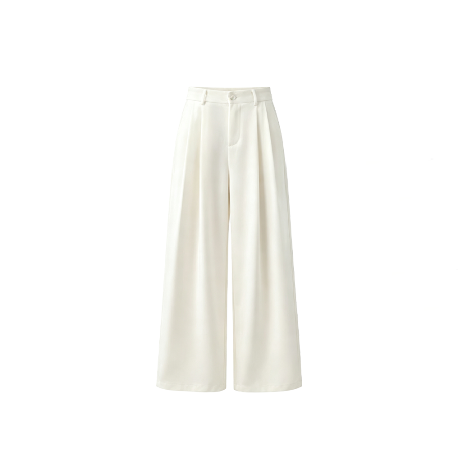 CPAURA Suit Pants Women's Moderate Wide Leg Pants