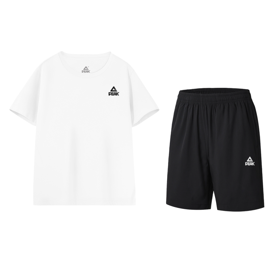 PEAK Kids Casual Sportswear Crew Neck Moderate Stretch