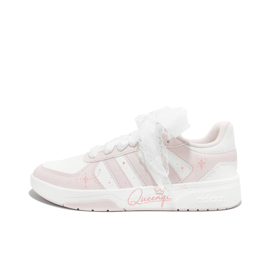 Adidas Adidas COURTBEAT Textile, Synthetic Leather Thermal Slip Resistant Cushioning Abrasion Resistant Low top