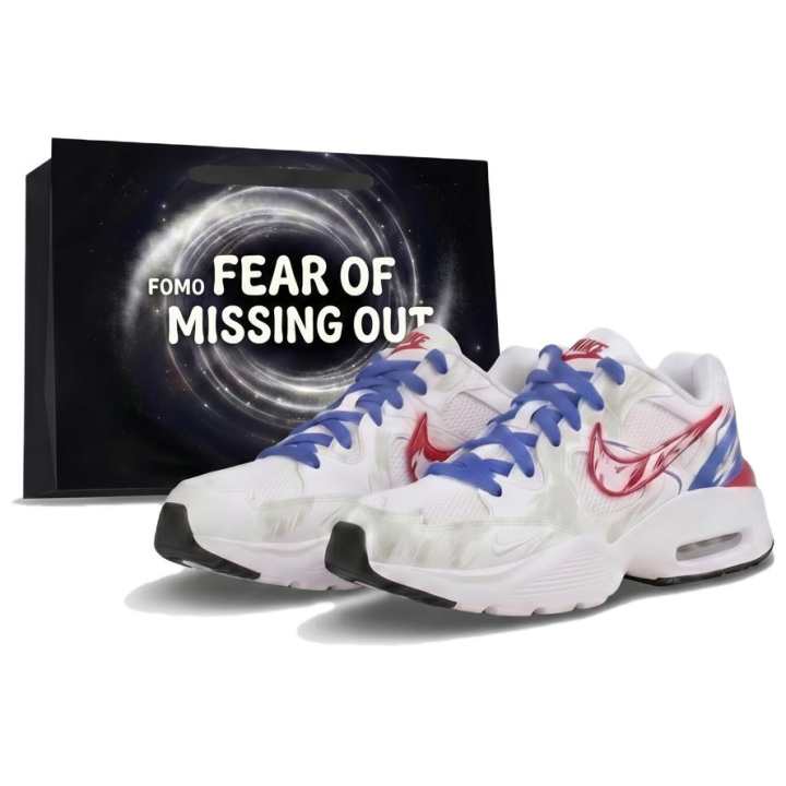 Nike Nike Air Max Fusion Cushioning Abrasion Resistant Low top Running Shoes Men's