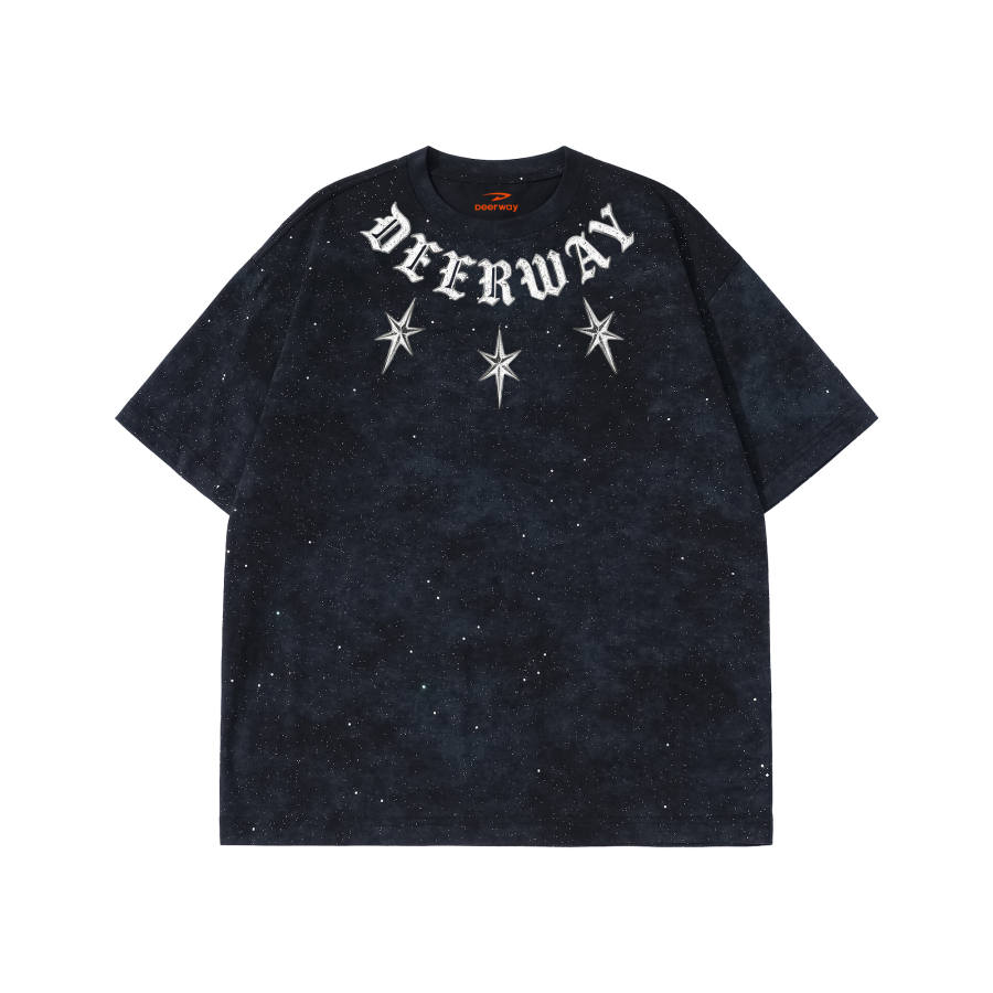 DEERWAY T Shirts Unisex Crew Neck Moderate Straight Fit