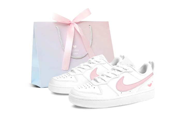 Nike Nike Court Borough Low top Skateboard Shoes Women's Pink