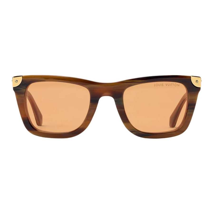 LOUIS VUITTON LOUIS VUITTON Acetate Square Sunglasses Men's Brown