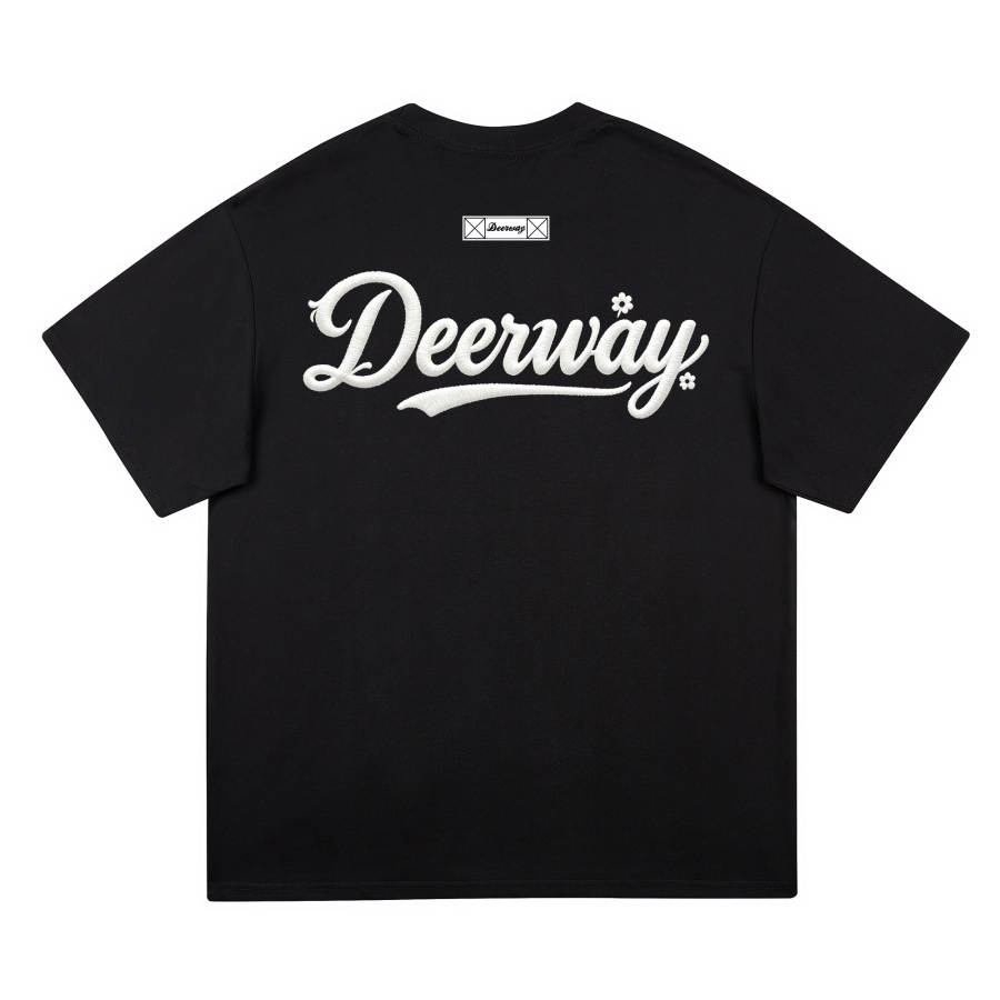 DEERWAY T Shirts Unisex Crew Neck Moderate Straight Fit