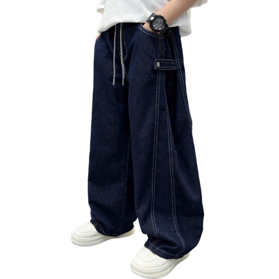 YALU YALU Grade School Jeans Thin
