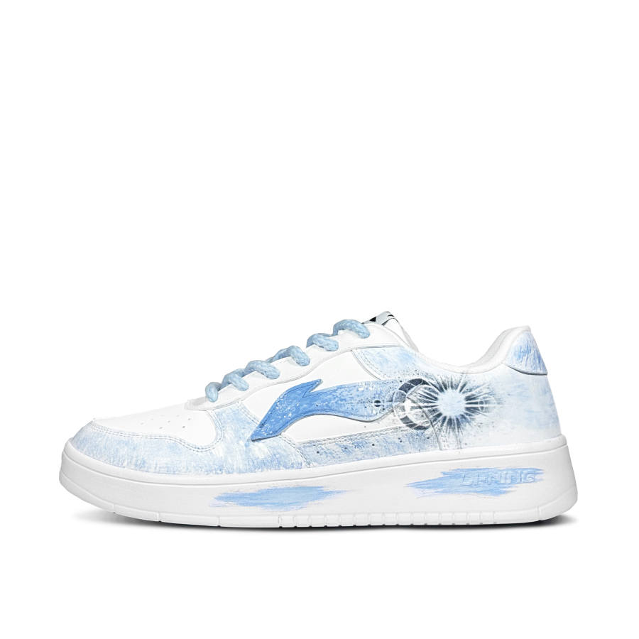 Li-Ning Li Ning Floating Boat Nighttime Moon Illuminates The Day Slip Resistant Lightweight Low top Skateboard Shoes Men's
