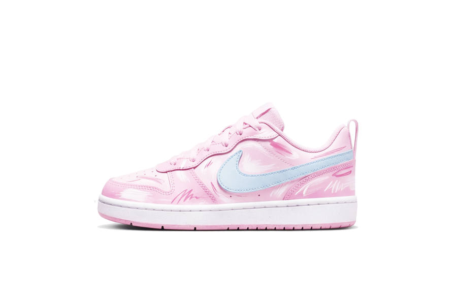 Nike Nike Court Borough Sakura Blue 3.0 Low top Kids' Skateboarding Shoes Pink Teenagers
