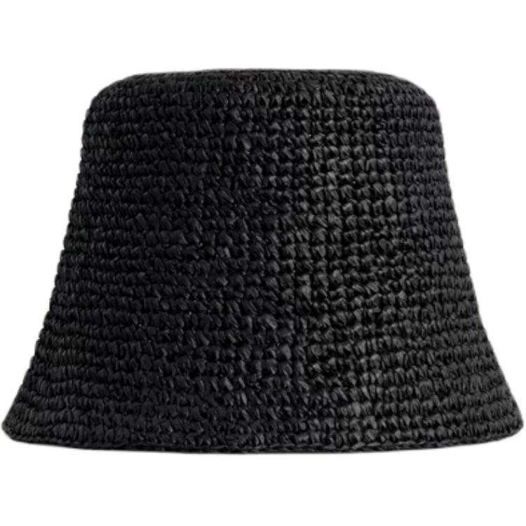 COS COS Paper Straw Hat Women's Black