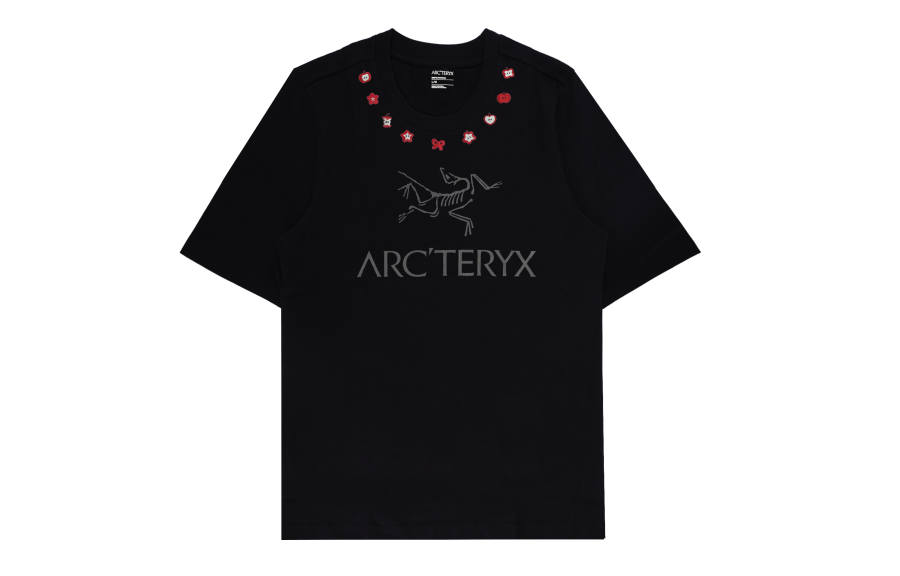 Arcteryx IONIA T Shirts Unisex Black/Black Crew Neck