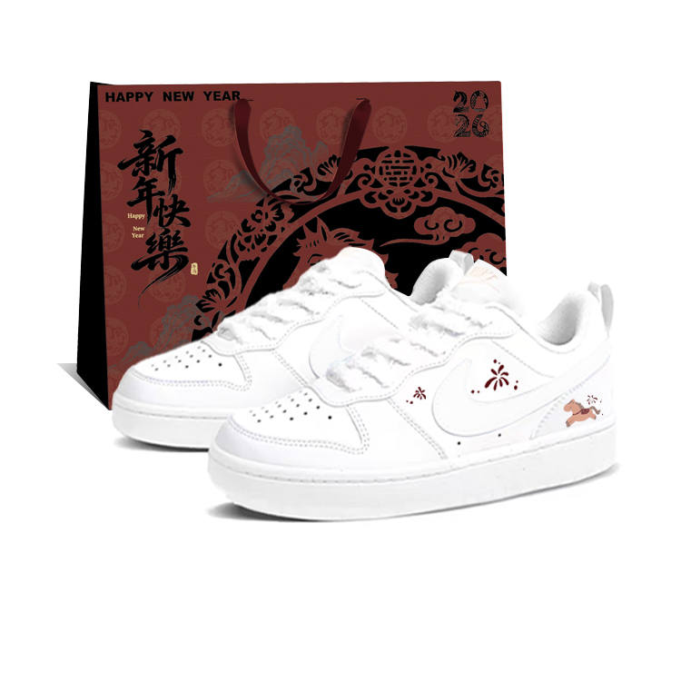 Nike Nike Court Borough Baby Horse Low top Skateboard Shoes Women's White Black
