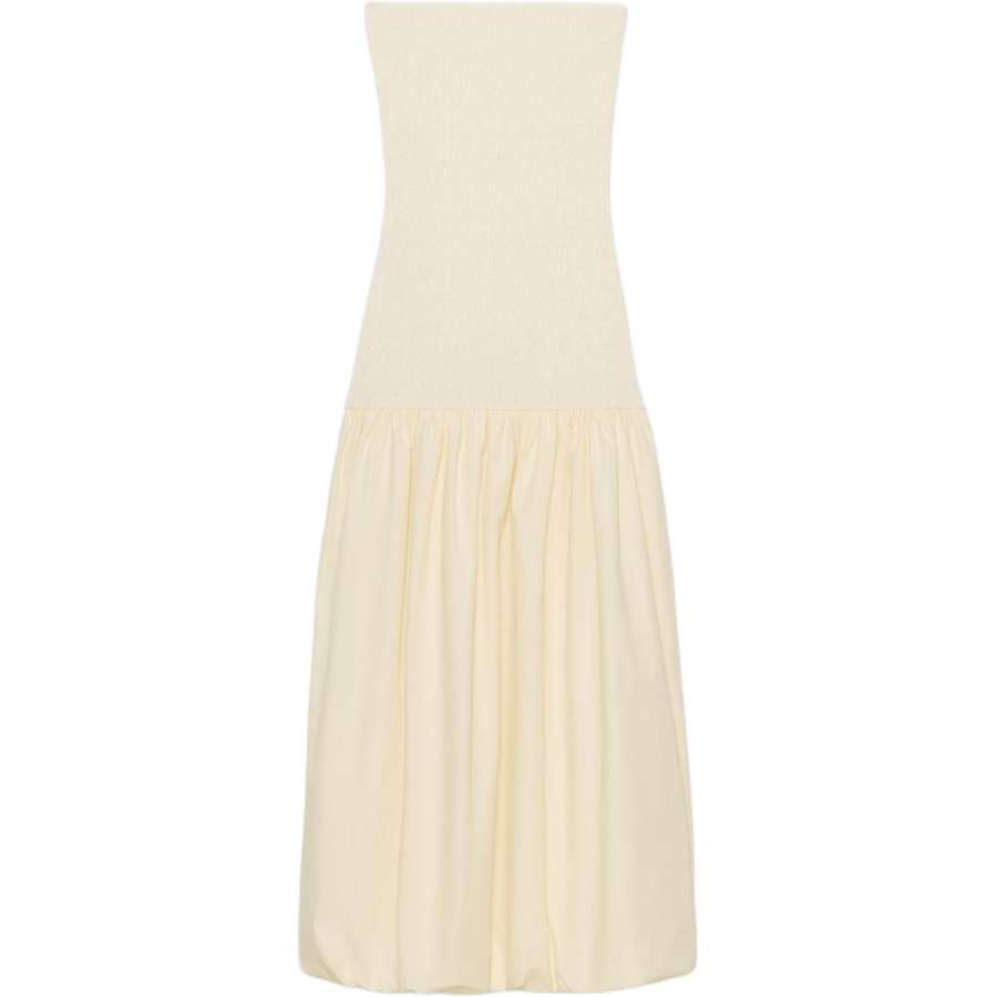 ZARA Sleeveless Dresses Women's White Moderate