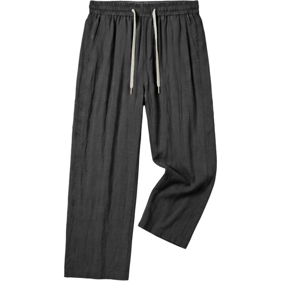 Hodo Casual Pants Men's Thin Wide Leg Pants