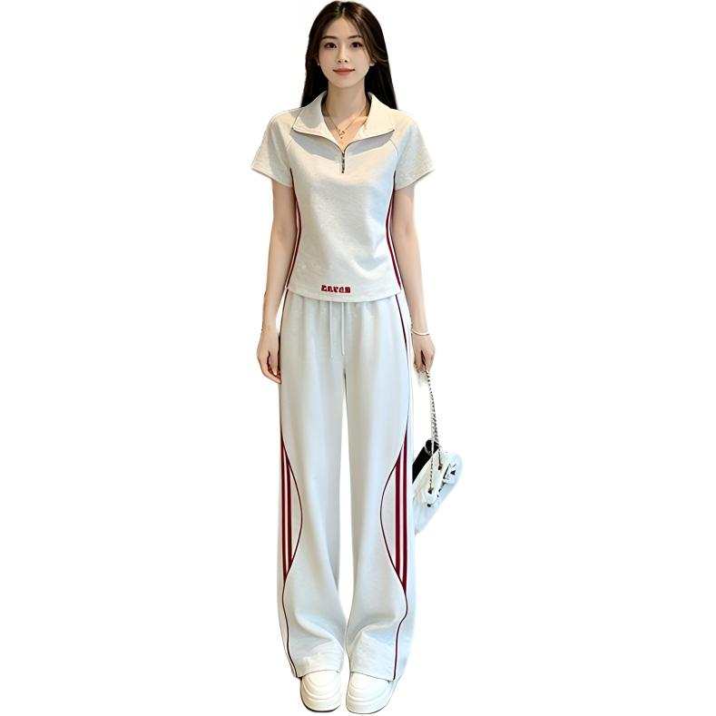 SIXUSICHOU Casual Suits Women's Polo Collar Thin