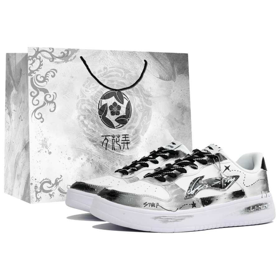 Li-Ning Li Ning Floating Boat Kaleidoscope Labyrinth, Starry Trail, Shopping Bag Abrasion Resistant Slip Resistant Low top