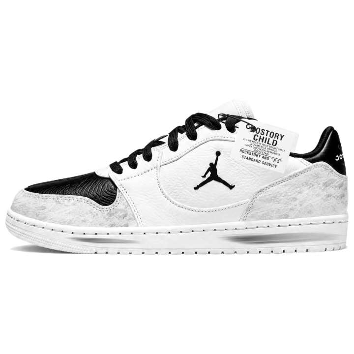 Jordan Jordan COURT CONNECT Abrasion Resistant Lightweight Low top Skateboard Shoes Men's Black White