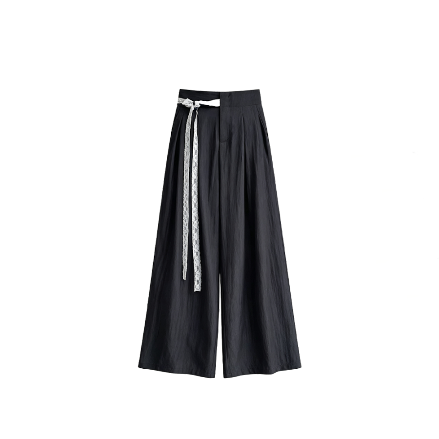 CPAURA Casual Pants Women's Thin Wide Leg Pants
